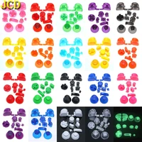 jcd 20 set l r abxy z keypads buttons for gamecube game for ngc controller d pads power on off buttons joystick stick cap