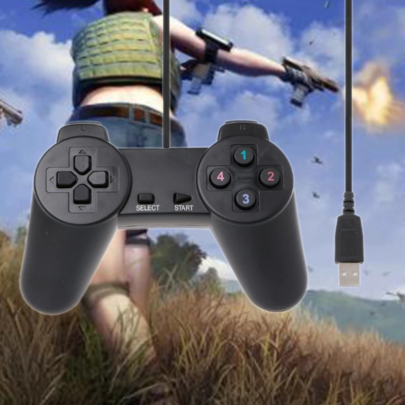 

USB 2.0 Gamepad Gaming Joystick Wired Game Controller For Laptop Computer PC
