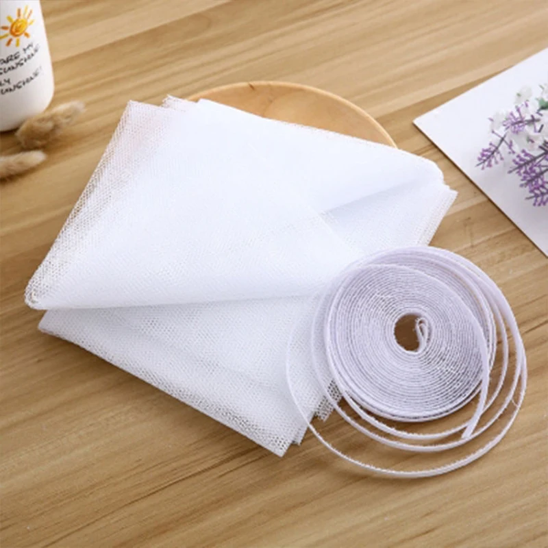 

1pc Self Adhesive Room Window Protector Black Screen Curtains 130x150cm Nets Netting Anti Cortinas Insect Indoor Mosquito Tools