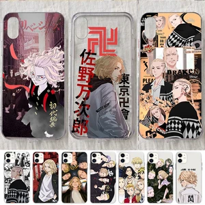 Japanese Anime Tokyo Revengers Phone Case for IPhone 12 11 Pro X XR XS Max Mini SE 2020 7 8 6 6S Plu