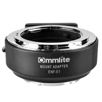 commlite lnes adapter cm enf e1 pro auto focus lens mount adapter for nikon tamron sigma f mount lens to sony e mount camera v08