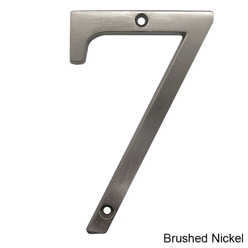 4" 101mm Height House Number Door Address Number Digits Zinc