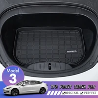 for tesla model 3 car front rear trunk storage mat cargo thermoplastic elastomer modification waterproof protective pad cover