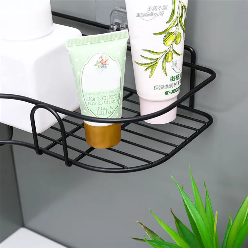 Угловая полка для ванной комнаты железная установки в кухонный штатив угловая