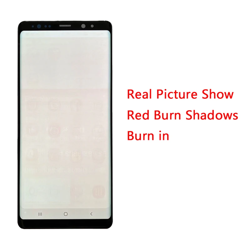 ЖК-дисплей SUPER AMOLED N950 для Samsung Note 8 с сенсорным экраном 6 3 дюйма рамка Galaxy SM-N950U N9500