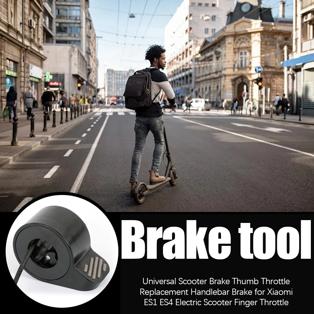 

Universal Scooter Brake Thumb Throttle Replacement Handlebar Brake for Xiaomi ES1 ES4 Electric Scooter Finger Throttle