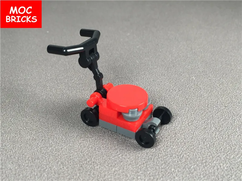 Набор кубики MOC сделай сам экшн-фигурка городского сада weeder machine газонокосилки