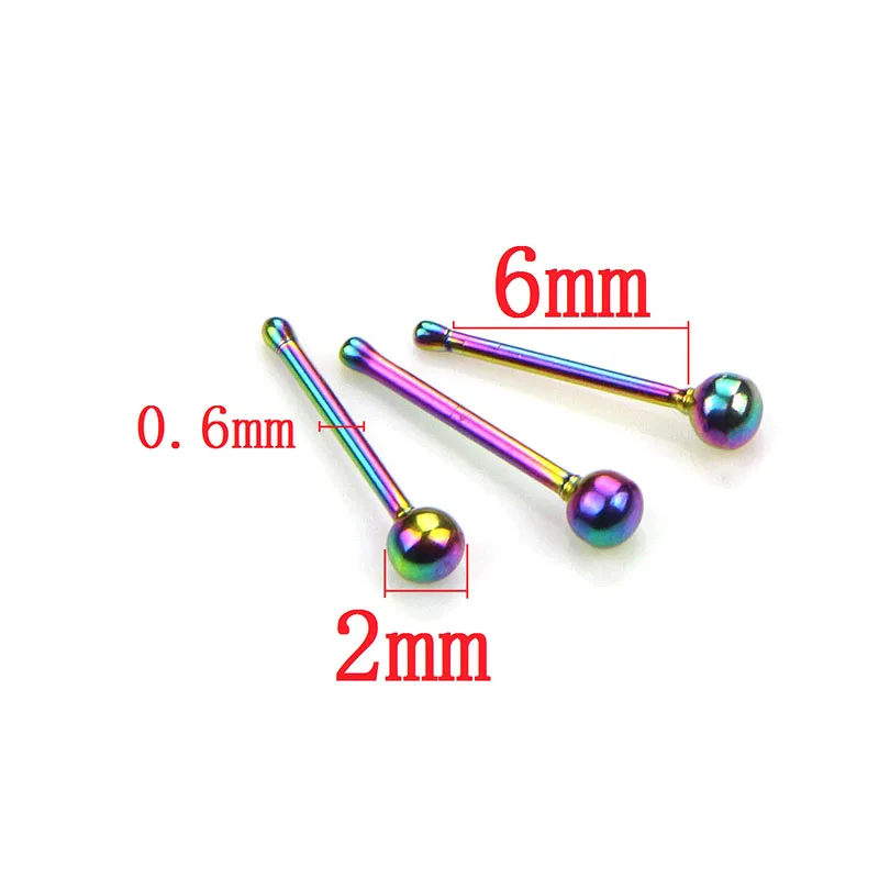 Титановая губная серьга для пирсинга тела 24 шт./компл. нержавеющая сталь