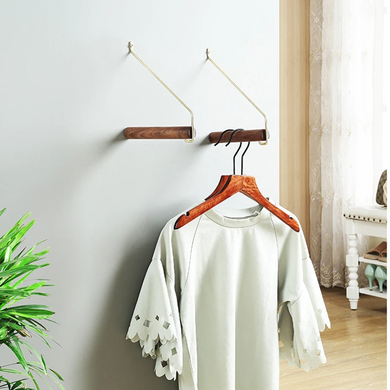 

1Pcs Wall Hanger Indoor Nature Wood Clothes Hanger Drying Stand Rack Hanging Holder Organizer Home Decor Clothes Hooks
