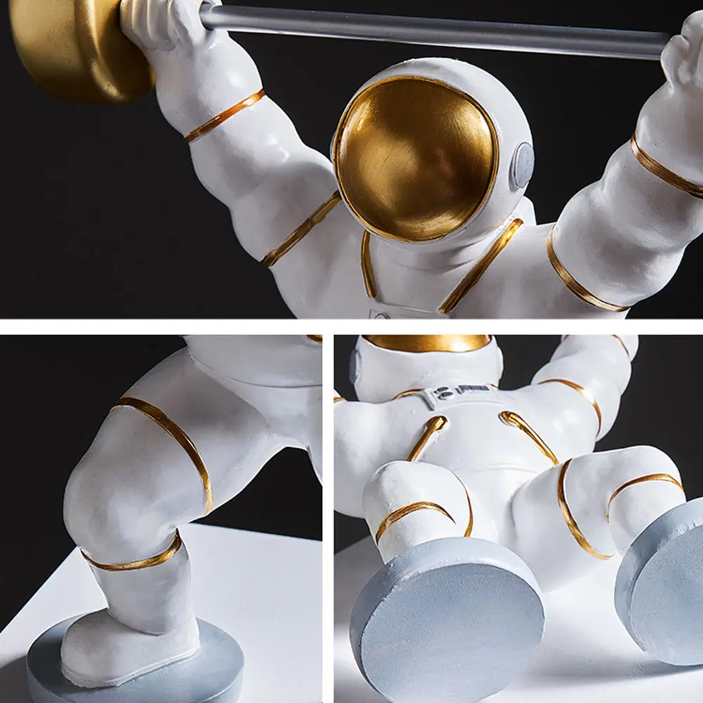 Креативная фигурка астронавта для тяжелой атлетики статуя Забавный космический