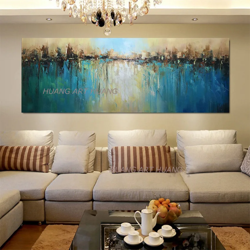 

Handmade Canvas Painting Modern Abstract Large Contemporary Art Acrylic Handpainted Wall Artwork Oil Hang Picture for Home Decor