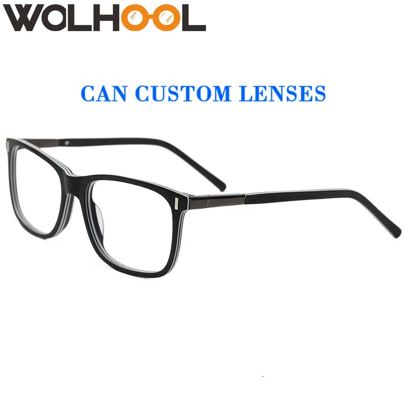 Очки по рецепту ацетатные оптические очки оправа близорукость Одиночная версия