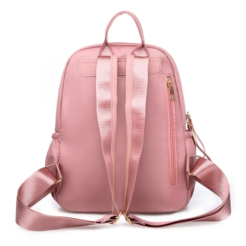 Китайский Стиль женский рюкзак Водонепроницаемый нейлон цветочной вышивкой