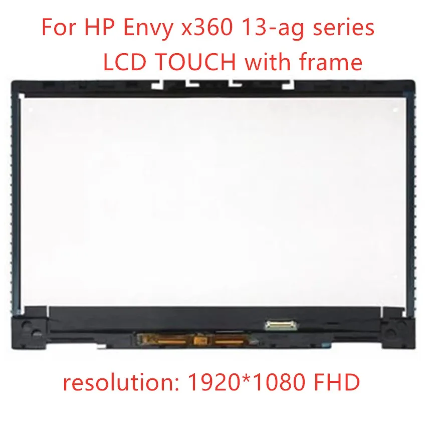ЖК-дисплей с сенсорным дигитайзером в сборе для HP ENVY 13-ag0004nf 13-ag0010nf 13-ag0011nf 13-ag0012nf
