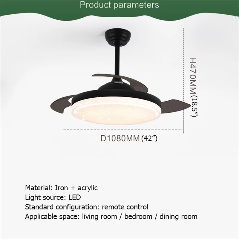 Современные потолочные светильники OUFULA светодиодный ные лампы с дистанционным