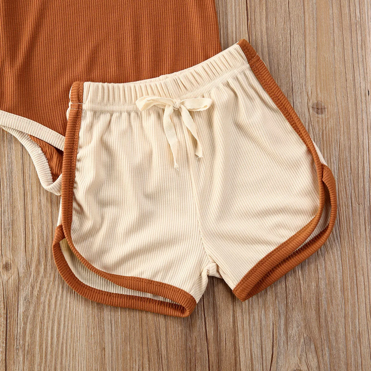 2020 Newest Hot Summer Clothing Infant Baby Girl Kid Solid Sample Clothes Romper Tops Shorts Outfits Sportwear Sets 3-24 Months | Детская