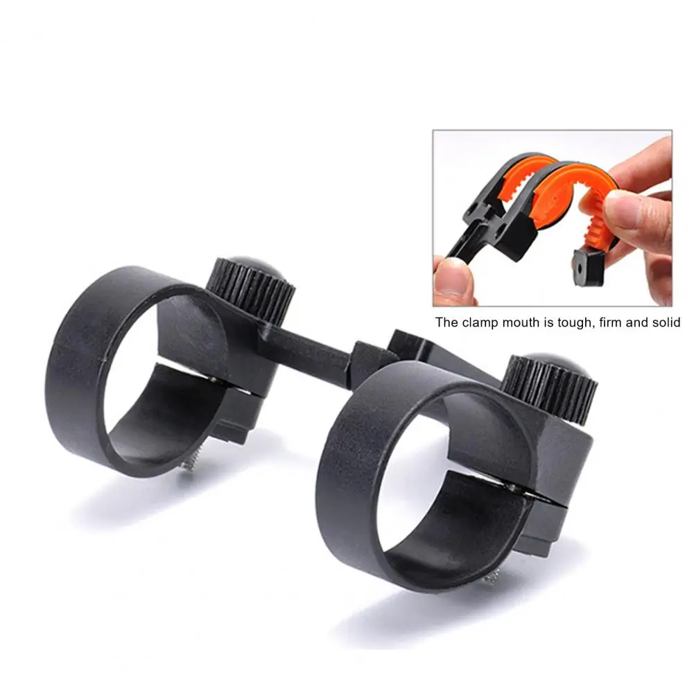 

Dropshipping!! Fashion High Hardness Plastic Good Compatibility Bike Light Holder Clip Flashlight Bracket Bicycle Light Stand