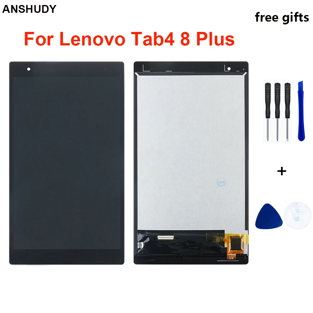 

For Lenovo Tab4 8 Plus TB-8704X TB-8704 tb-8704X tb-8704n tb-8704f LCD Touch Screen Digitizer Glass Display With Tools
