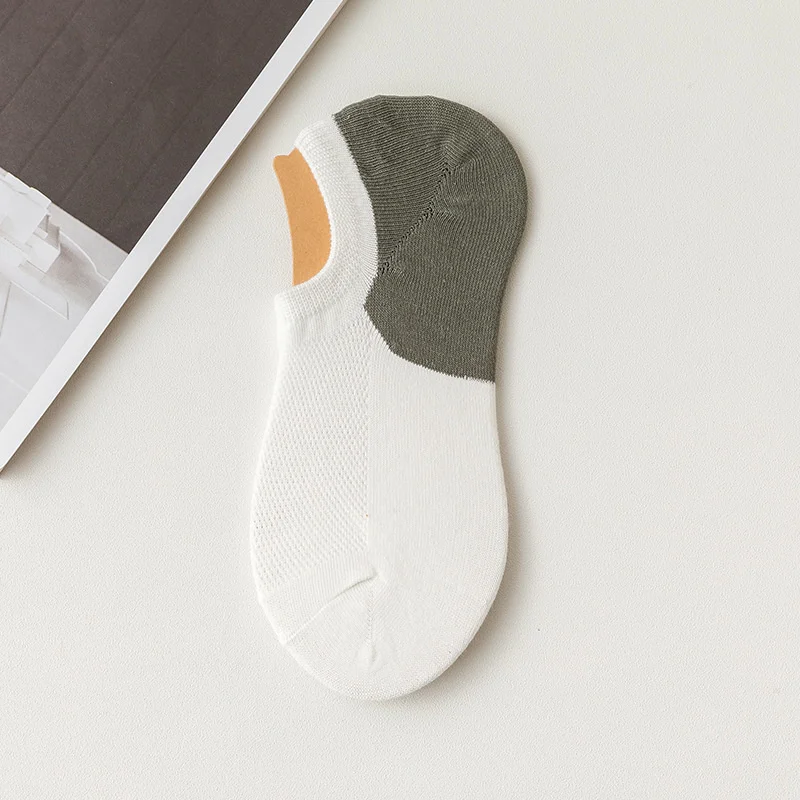 

Socks Men's Boat Socks Summer Thin Pure Cotton Mesh Men's Low Chest Shallow Mouth Invisible Socks NEW Comfortable Best