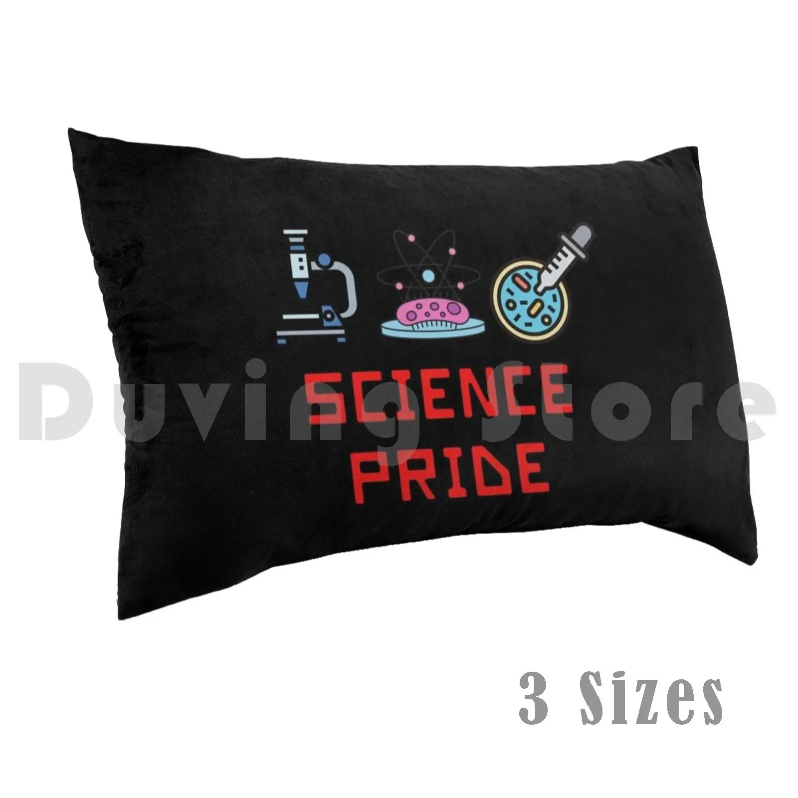 

" Science Pride " Scientist Micro Pillow Case 20x30 inch Scientist Hematology Blood Bank Med Tech