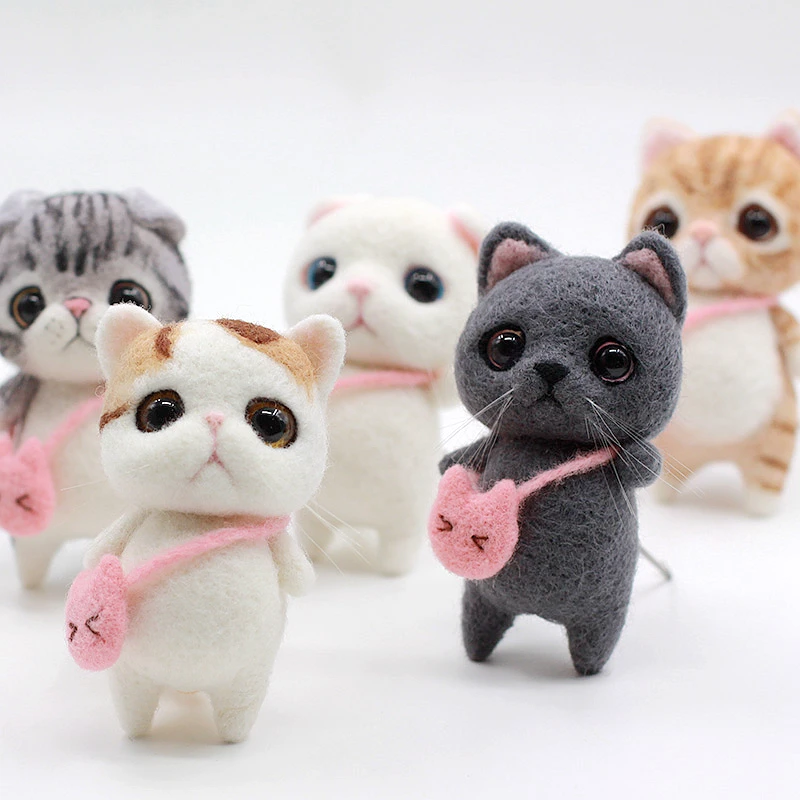 Jiwuo креативная игрушка для домашних животных ручной работы кукла из шерсти