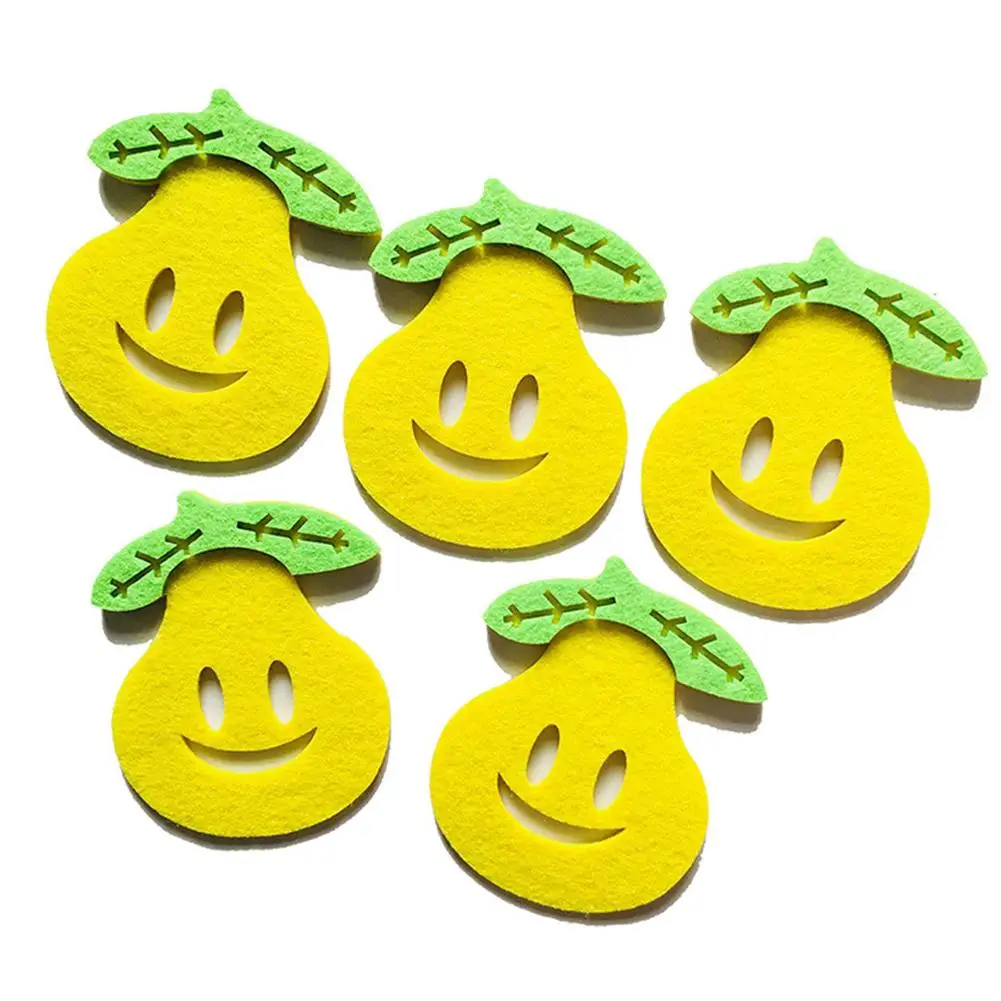 

45Pcs Strawberry Banana Fruit Wall Felt Stickers DIY Craft Children Room Decor Handmade Art Creativity Devoloping Toys