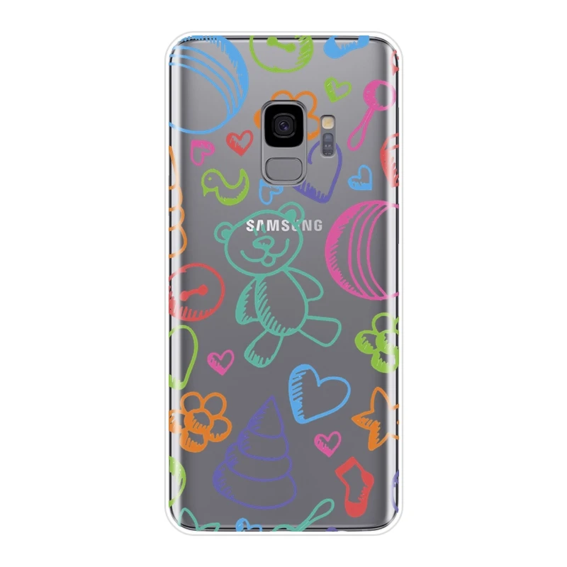 Мягкий силиконовый чехол для Samsung Galaxy S8 S9 Plus S5 S6 S7 Edge Note 9 8 5 4 | Мобильные телефоны и