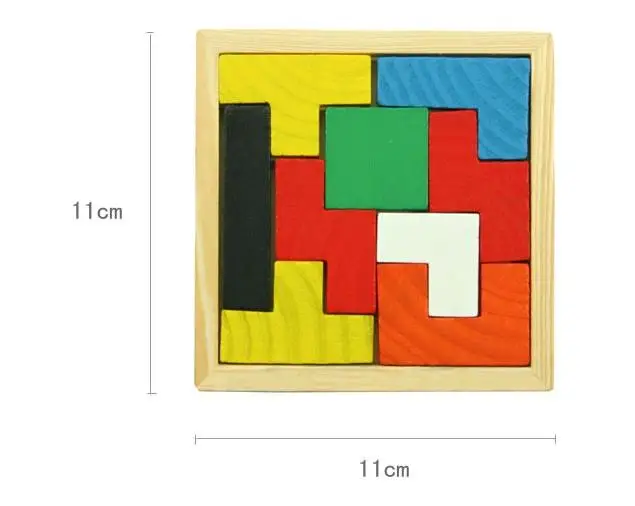 3 штуки тетрис пазлы детский деревянный пазл игрушки для детей деревянная