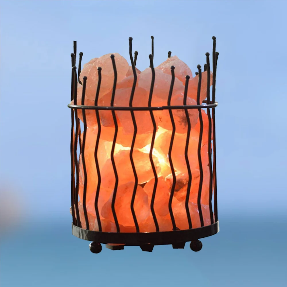 

European Style Fashion Creative Crystal Salt Night Lamp Simple LED Table Light for Office Home Bedroom(US Plug)