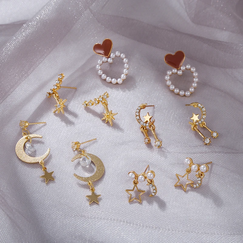 Набор женских винтажных серег с кисточками 5 пар богемные серьги длинные висячие