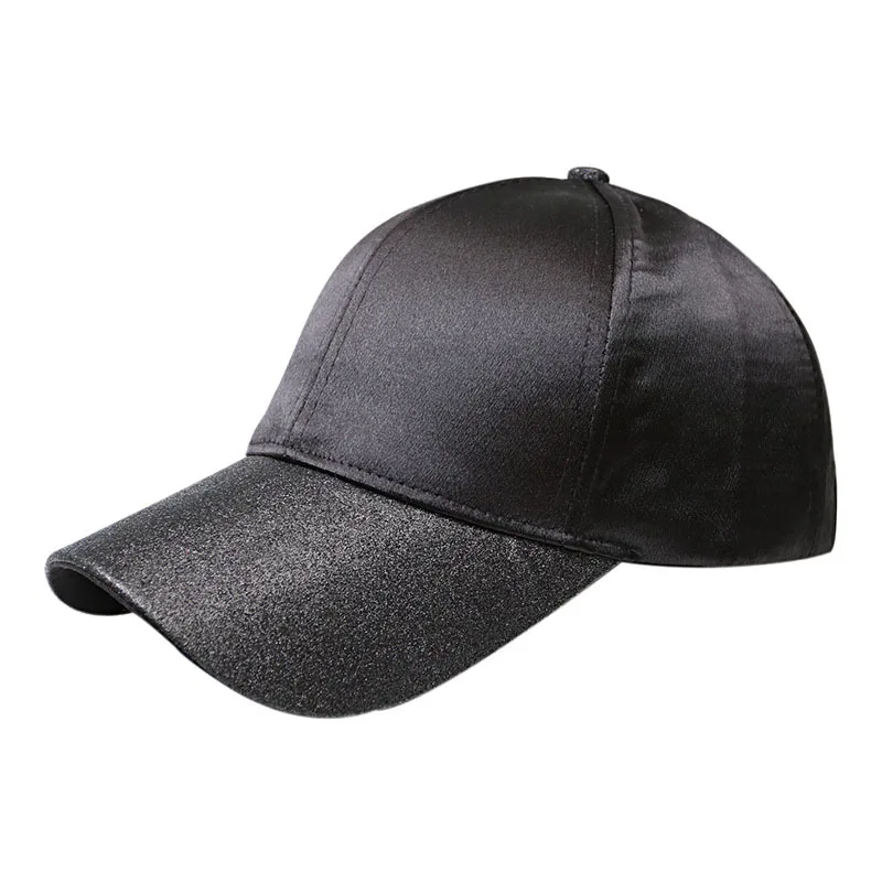 

Women's Solid Color Ponytail Baseball Cap Summer Breathable Sun Protection Hat Back Opening Fashion Hat