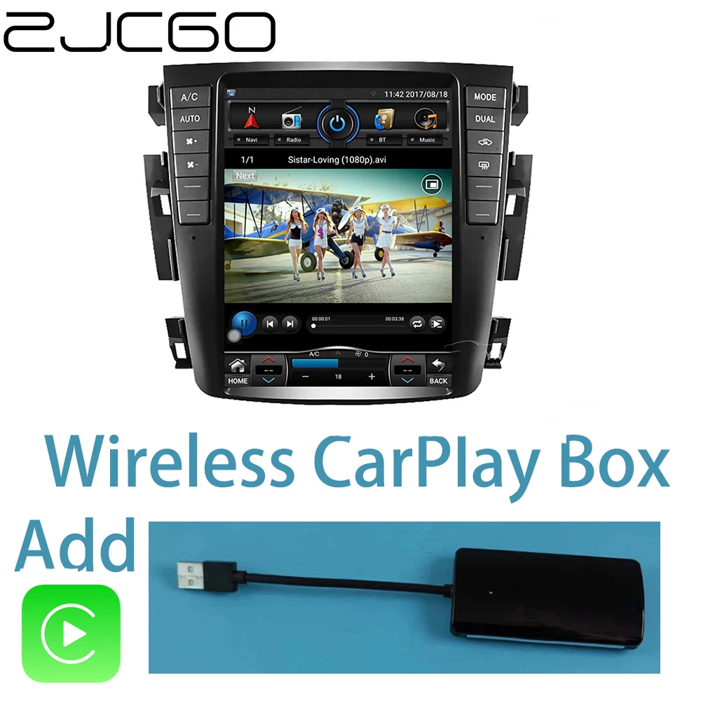 Screen add CarPlay Автомобильный мультимедийный плеер стерео gps DVD радио навигация NAVI Android экран для Nissan Teana Maxima Cefiro J31 2003~ 2008 - Color: Screen add CarPlay