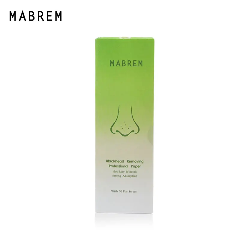 

MABREM Nose Paper Blackhead Acne Oil Suction Stickers Acne Treatment T Zone Care Oil Absorption Oil Control Special Paper 50 PCS