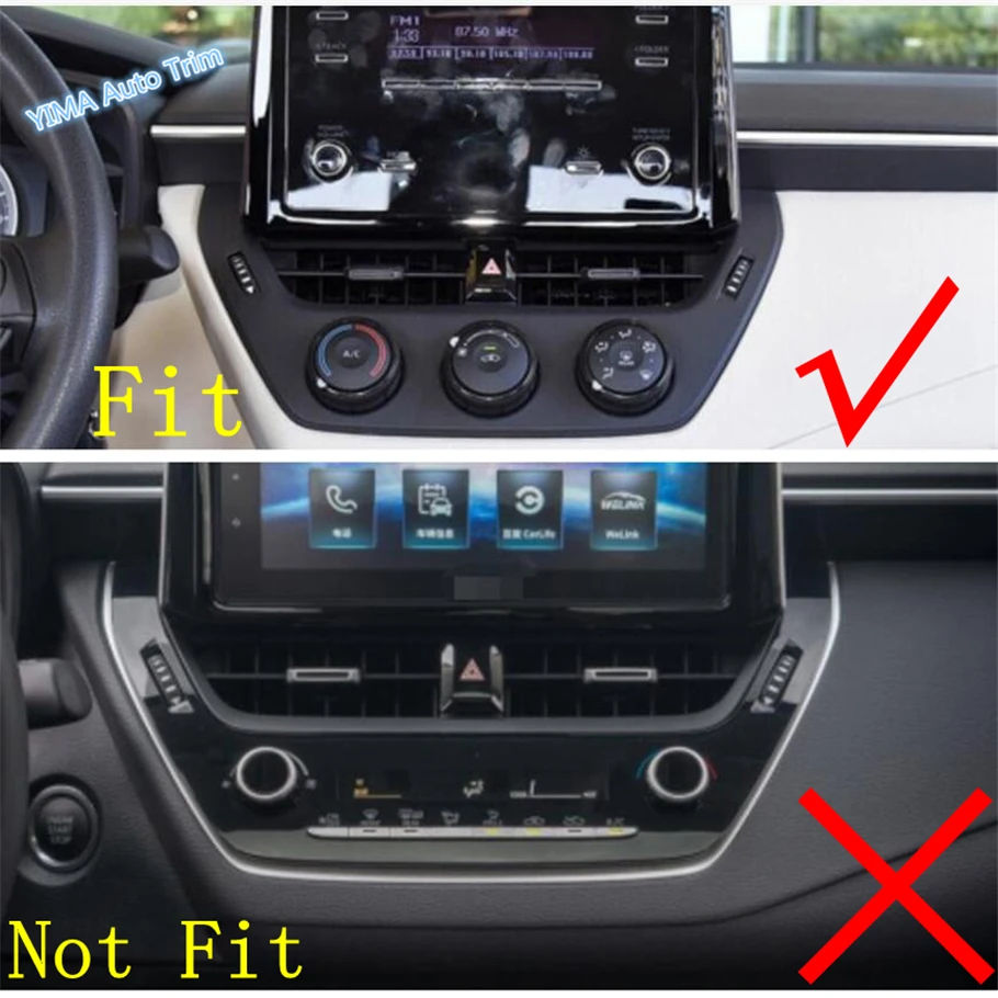 Автомобильный Стайлинг навигации GPS приборной панели консоли рамка Крышка