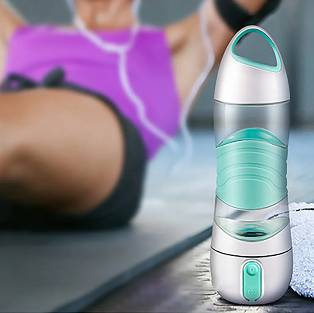 Электрическая Спортивная бутылка для воды с таймером чашка питья