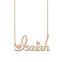isaiah name necklace custom name necklace for women girls best friends birthday wedding christmas mother days gift