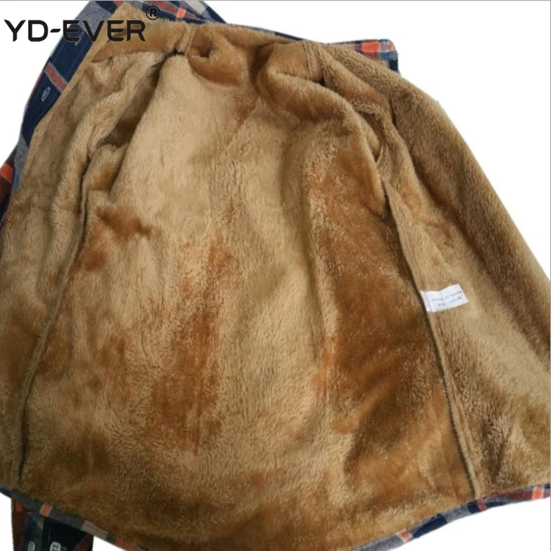 Женская зимняя рубашка в клетку с длинным рукавом| |