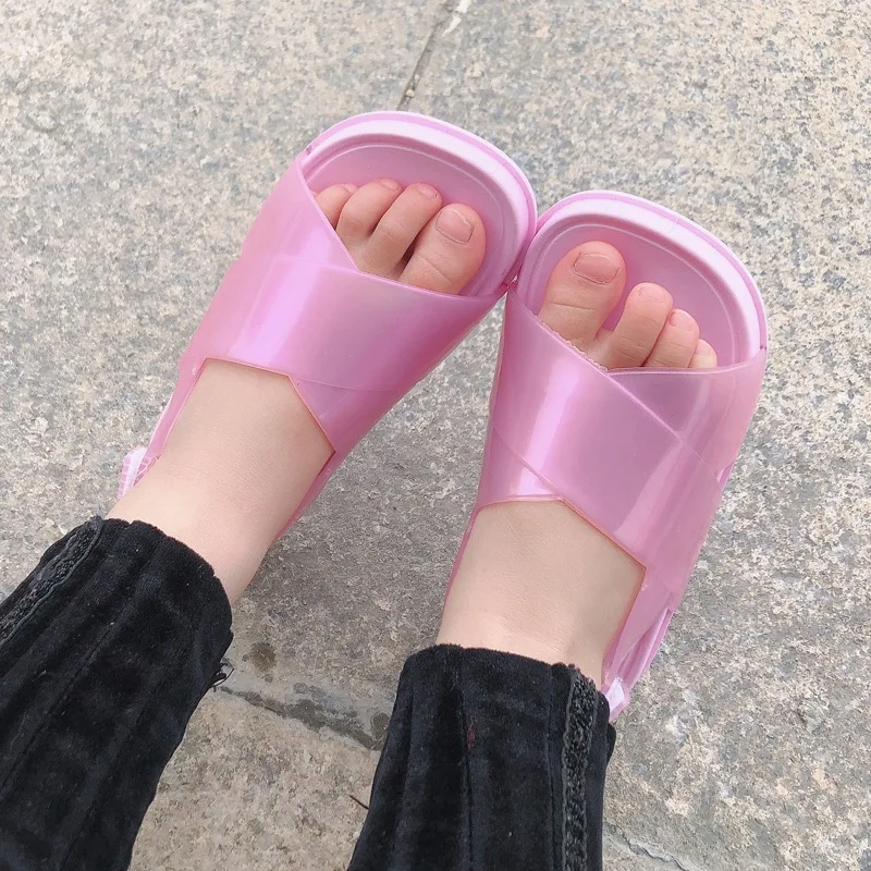 Новинка 2020 Оригинальные сандалии желе для девочек детские модные милые детская