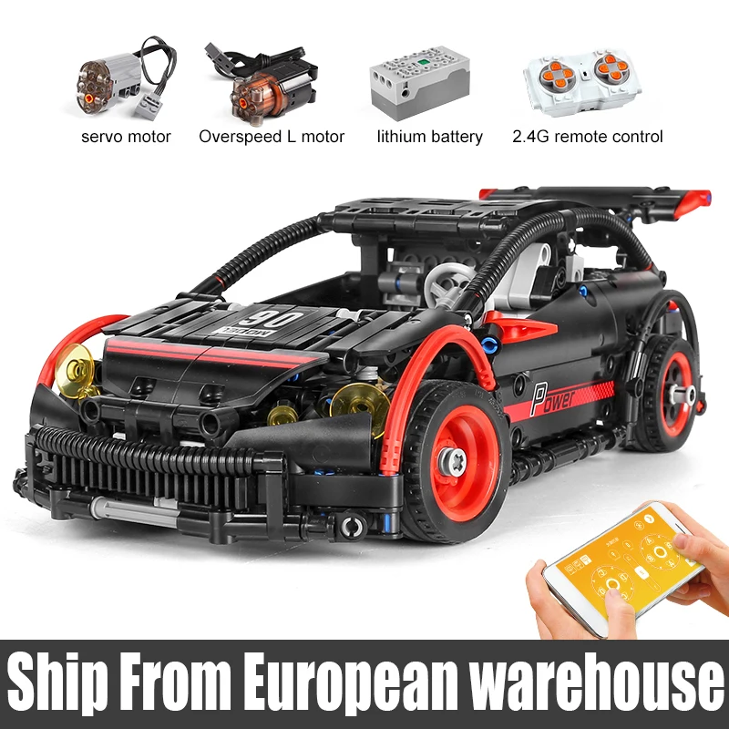 

MOULD KING 18013 Technical Car Toys APP RC MOC-6604 Hatchback Type R Model 20053 Building Blocks Bricks Kids Birthday Gifts