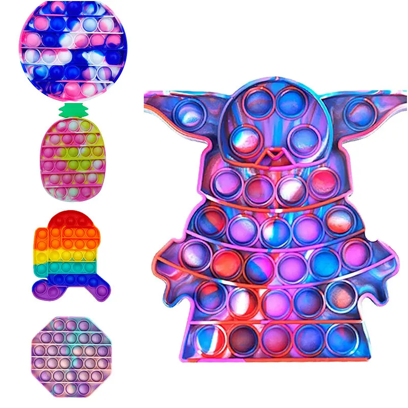 Los ni&ntilde;os adultos Dimple juguete presi&oacute;n Reliever controlador educativo juguete antiestr&eacute;s autismo juguetes Anti estr&eacute;s Brinquedos-0