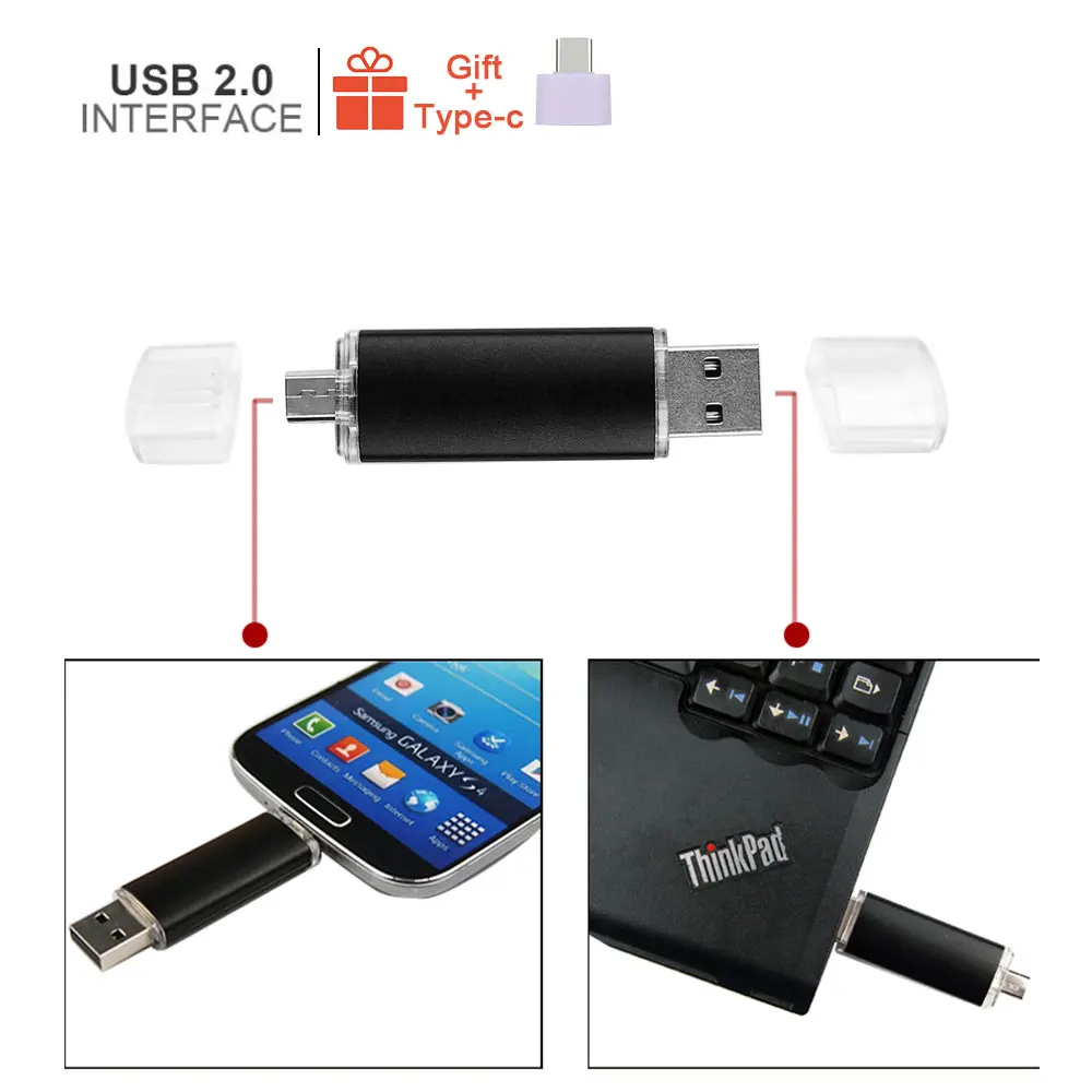 Флэш-накопитель OTG поворотный Портативный 20 шт./Лот 32 ГБ 16 8 4 64 USB для телефонов на