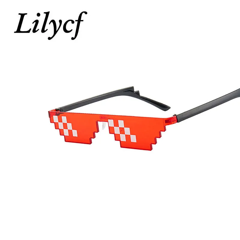 Новые мозаичные солнцезащитные очки двухмерные креативные индивидуальные