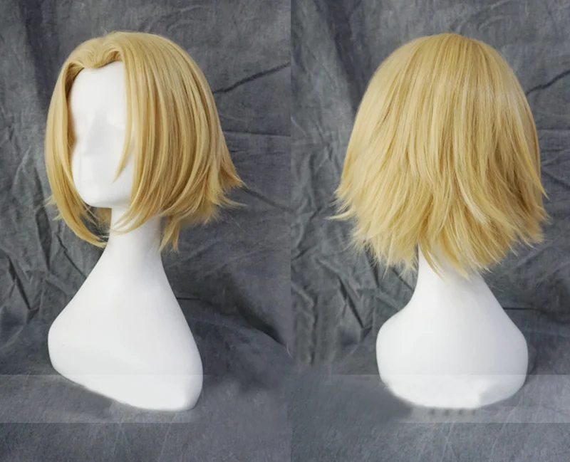 

Tokyo Revengers Yamamoto Takuya Wig Cosplay Costume Men Party Synthetic Hair Wigs + Wig Cap