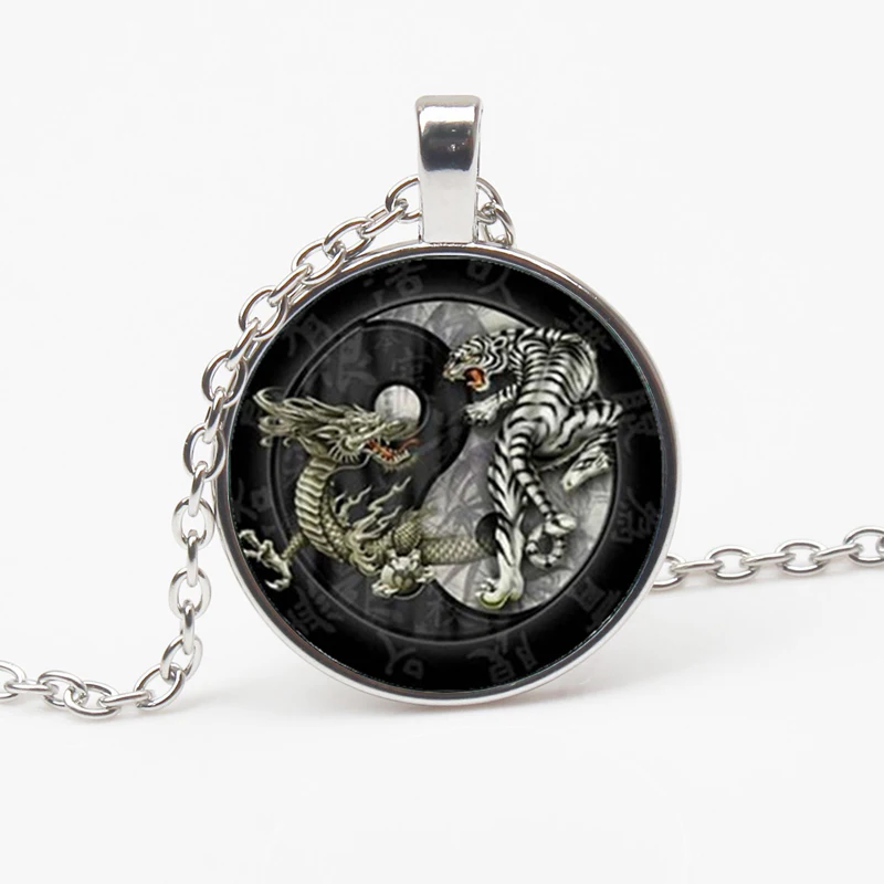 Ожерелье цепочка с подвеской в китайском стиле| |