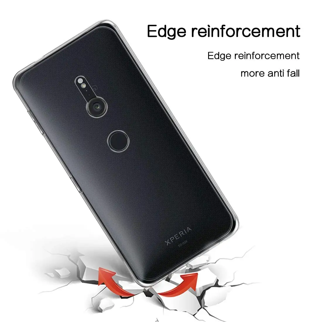 Ударопрочный Прозрачный чехол для Sony Xperia XZ3 SonyXperiaXZ3 H8416 H9436 прозрачный мягкий ТПУ