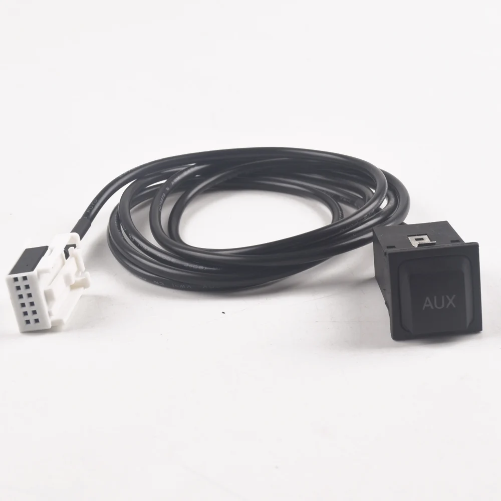 Фото Автомобильный Aux-адаптер с выключателем и кабелем WRIE usb для Volkswagen VW GOLF MK6 JETTA MK5 RCD510 RNS510 Tiguan Passat 5KD035724A №2