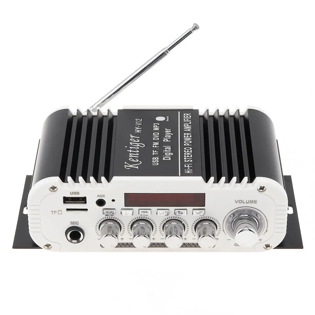 V12 2 1 HIFI стерео звуковой усилитель автомобильная аудиосистема Bluetooth-совместимый