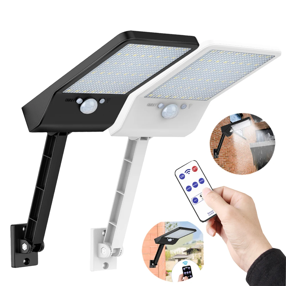 Дистанционное управление солнечный уличный свет новый 800 лм 48 СИД PIR датчик