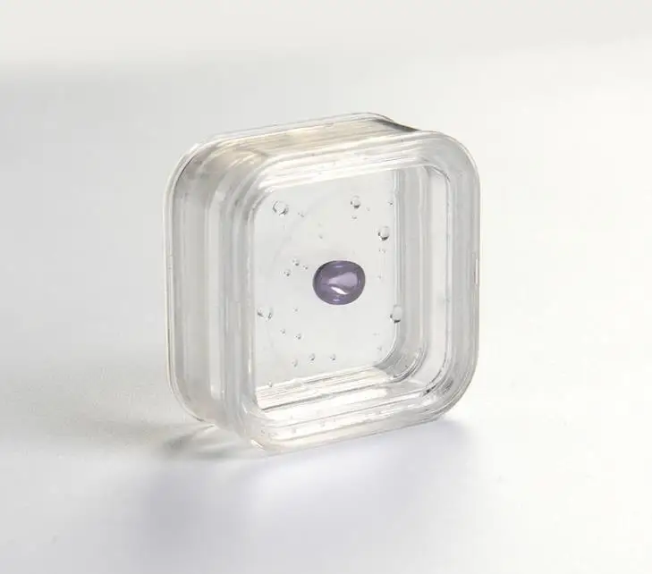 40*40 мм прозрачный плавающий витрина серьги драгоценные Камни кольцо ювелирные