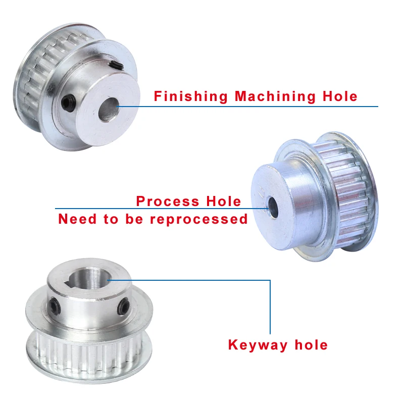 XL 45T зубчатый шкив диаметр отверстия 8/10/12/14/15/17 мм Шаг зубьев 5 08 Алюминиевый ширина